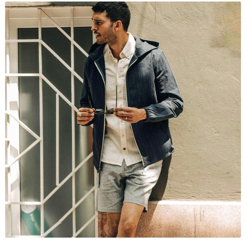 Taylor Stitch - The Riptide Jacket in Navy Stripe